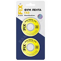 Фото лента фум ptfe 12ммх0,1ммх12м катушка цвет: желтый среда: газ sanfix 41221