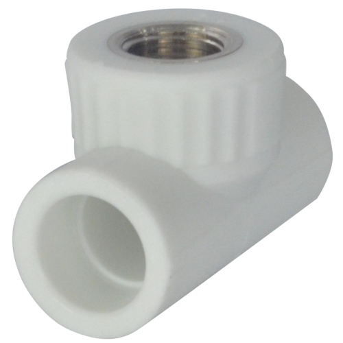 Тройник PP-R комбинированный белый ВР Дн 25х1/2" VALFEX 10127125 Фото тройник pp-r комбинированный белый вр дн 25х1/2" valfex 10127125