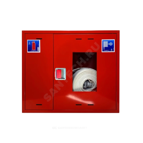 Фото шкаф пожарный шпк-315 нок универсальный евроручка красный фаэкс ФАЭКС