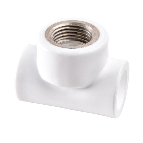 Тройник PP-R комбинированный белый ВР Дн 20х1/2" PRO VALFEX 10127020-PRO Фото тройник pp-r комбинированный белый вр дн 20х1/2" pro valfex 10127020-pro