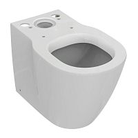 Фото чаша унитаза горизонтальный выпуск без сиденья белая connect space ideal standard e119601
