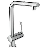 Фото смеситель для кухонной мойки ручка сбоку одноручный ceralook ideal standard bc176aa