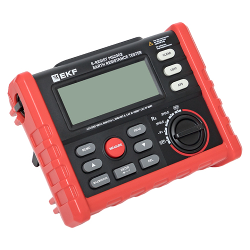 Фото измеритель сопротивления заземления цифровой e-resist ms2302 ekf professional EKF фото 5