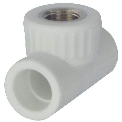 Фото тройник pp-r комбинированный белый дн 32х3/4" вр valfex 10127132 VALFEX