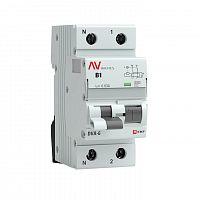 Выключатель автоматический дифференциального тока 1п+N B 1А 30мА тип AC DVA-6 6кА AVERES EKF rcbo6-1pn-1B-30-ac-av