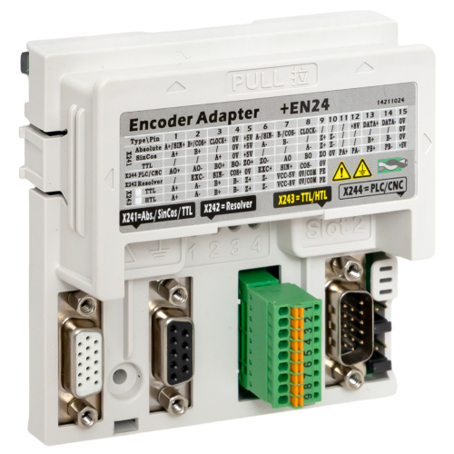 Карта расширения для подключения энкодера Absolute/SinCos/TTL/HTL/Resolver для преобразователя частоты PRO-Drive PD-500 EKF Фото карта расширения для подключения энкодера absolute/sincos/ttl/htl/resolver для преобразователя частоты pro-drive pd-500 ekf EKF
