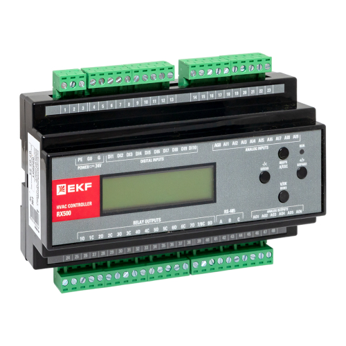 Фото конфигурируемый контроллер для систем вентиляции ekf rx500-v EKF фото 4