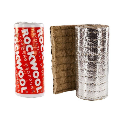 Рулон минеральная вата WIRED MAT 105 ALU 1 25х1000-7 ROCKWOOL 216094 Фото рулон минеральная вата wired mat 105 alu 1 25х1000-7 rockwool 216094 ROCKWOOL