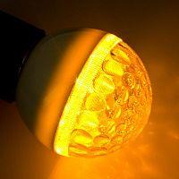 Лампа светодиодная 1Вт 9LED Шар d50 E27 желт. Neon-Night 405-211