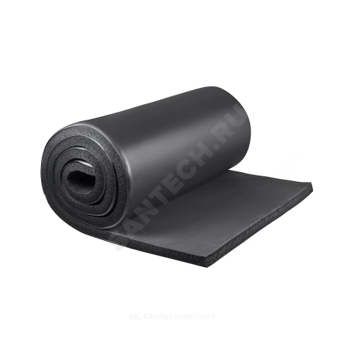 Фото рулон вспененный каучук st 25/1,0-8 тмакс=110°c черный с покрытием in clad black k-flex 80025210103ib K-flex