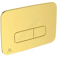 Фото кнопка для инсталляции золото матовая oleas m3 ideal standard r0459a2
