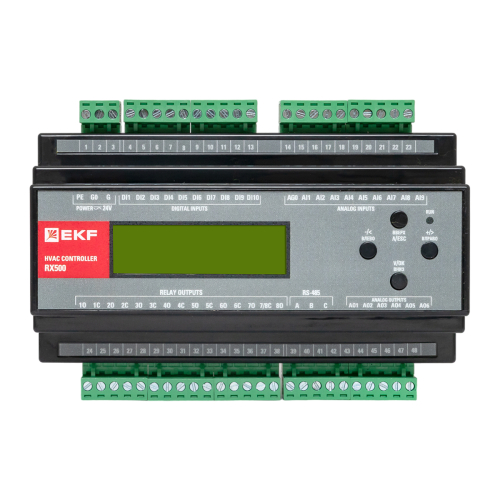 Фото конфигурируемый контроллер для систем вентиляции ekf rx500-v EKF фото 5