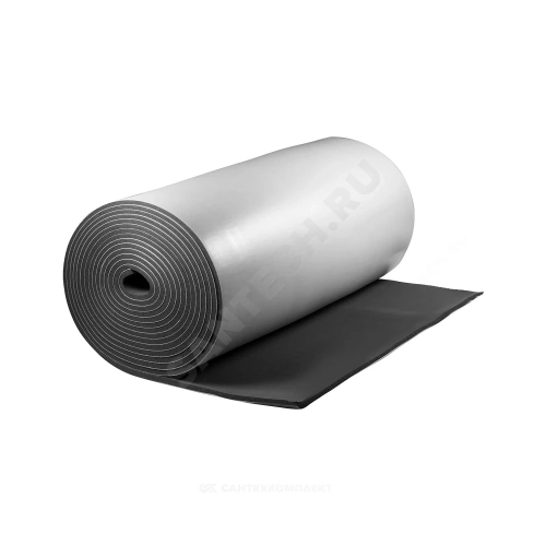 Фото рулон вспененный каучук st 13/1,0-14 тмакс=110°c черный с покрытием in clad grey k-flex 80013210103ig K-flex