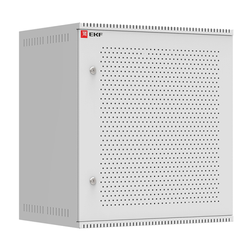 Шкаф телекоммуникационный настенный 12U (600х450) дверь перфорированная, Astra серия EKF PROxima Фото шкаф телекоммуникационный настенный 12u (600х450) дверь перфорированная, astra серия ekf proxima EKF