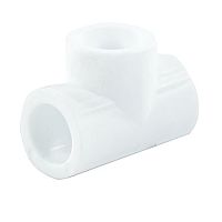 Фото тройник pp-r белый дн 32 pro valfex 10111032-pro
