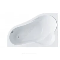 Фото ванна акриловая ибица l 150х100см без ножек левосторонняя santek 1.wh11.2.034