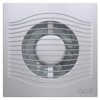 Фото вентилятор накладной пластик d100 с обратным клапаном gray metal diciti slim 4c