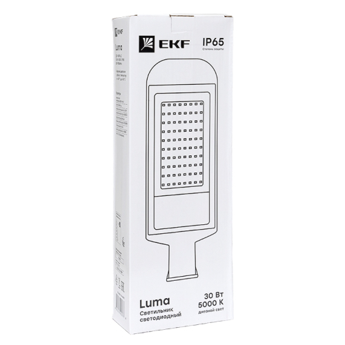 Фото светильник светодиодный консольный дку-8001-д 30вт 5000к ip65 ekf proxima EKF фото 4