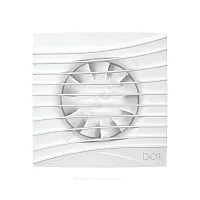 Фото вентилятор накладной d100 с обратным клапаном matt white diciti silent 4c