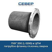 Фото пфг 200 (l-1200)  в цпи патрубок-фланец-гл.конец сварка