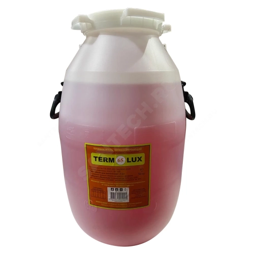 Фото теплоноситель termolux-65 50 кг этиленгликоль 65% ткр=-65 ос канистра termolux tl24025 TERMOLUX