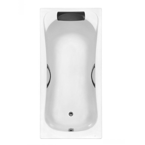 Фото ванна акриловая becool 170х80см с отверстиями для ручек без ножек roca zru9302852 Roca