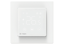Фото ридан 088l1141r — электронный комнатный термостат rsmart-sw с wi-fi подключением 230v, белый