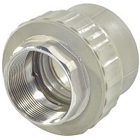Фото муфта pp-r комбинированная под ключ серая вр дн 63х2" valfex 10134063г
