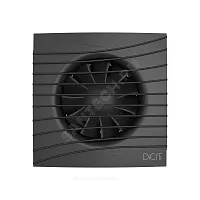 Фото вентилятор накладной d100 с обратным клапаном matt black diciti silent 4c
