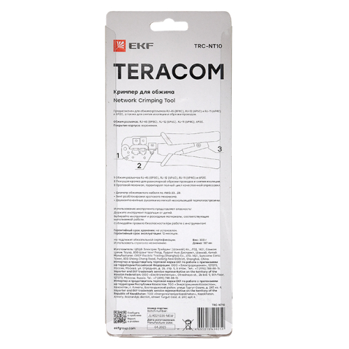 Фото кримпер для обжима teracom trc-nt10 ekf EKF фото 4