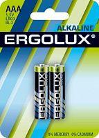 Элемент питания алкалиновый LR03 BL-2 1.5В Alkaline (блист.2шт) Ergolux 11743
