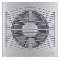 Фото вентилятор накладной пластик d125 с обратным клапаном gray metal diciti slim 5c