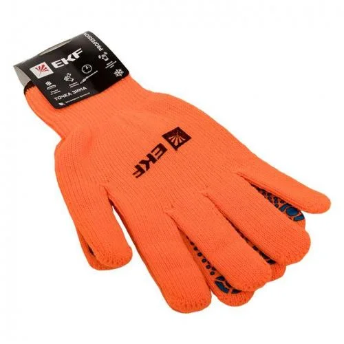 Фото перчатки рабочие точка зима с пвх-покрытием утепленные (7 класс 9 разм) professional ekf pe7ac-9-pro EKF фото 2