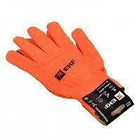 Фото перчатки рабочие точка зима с пвх-покрытием утепленные (7 класс 9 разм) professional ekf pe7ac-9-pro